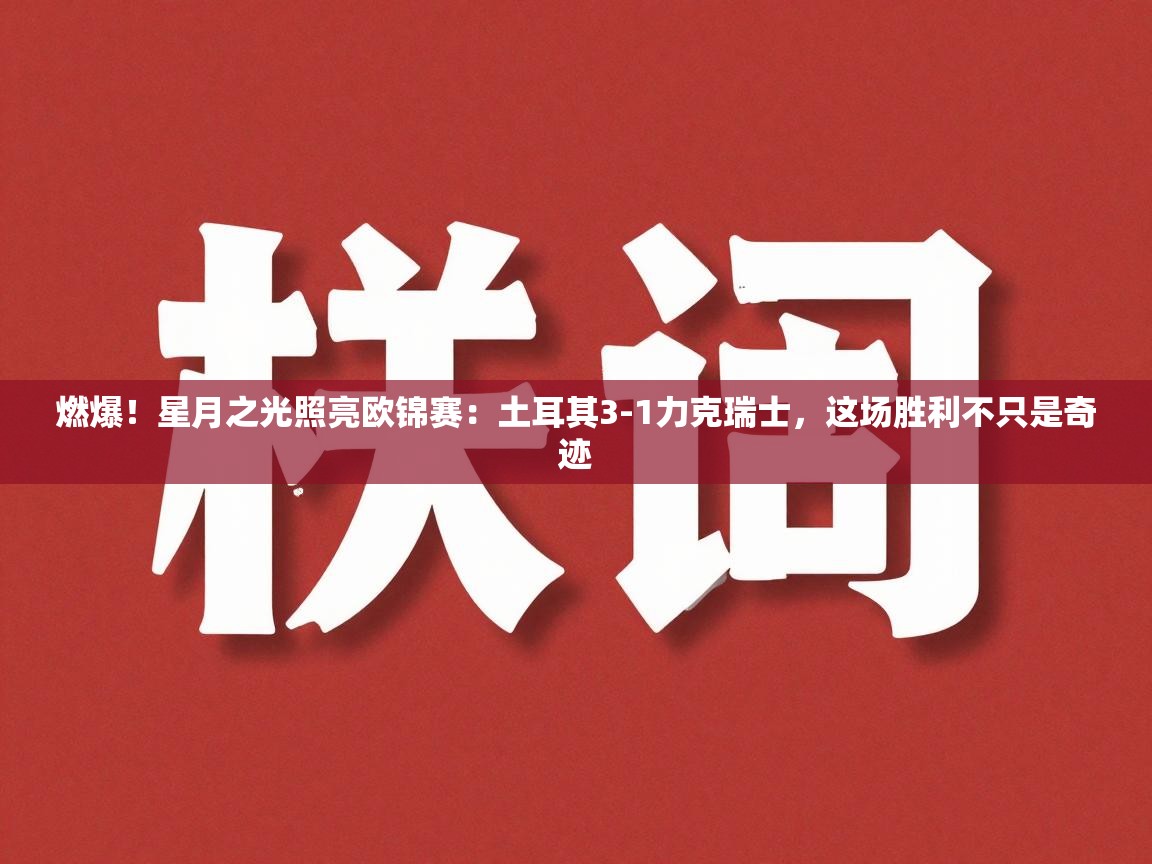 燃爆！星月之光照亮欧锦赛：土耳其3-1力克瑞士，这场胜利不只是奇迹  第2张
